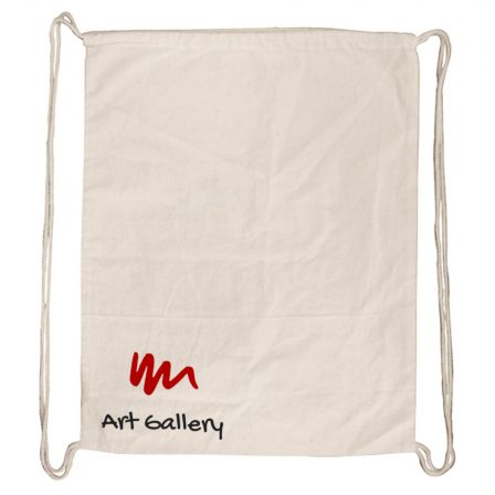 Calico/Cotton Backpack - Drawstring