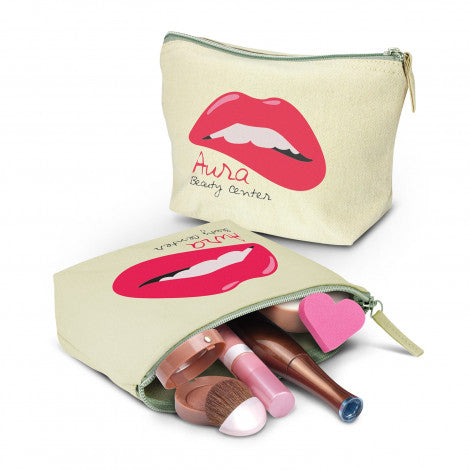 Calico/Canvas Eve Cosmetic Bag - Medium