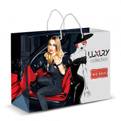 Extra Large Laminated Paper Carry Bag - Full Colour